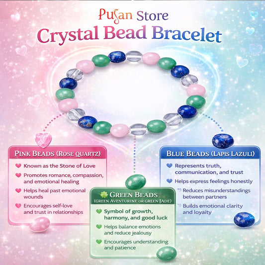 Multistone Relationship Bracelet for Love, Harmony & Emotional Balance Strengthens bonding & emotional stability.