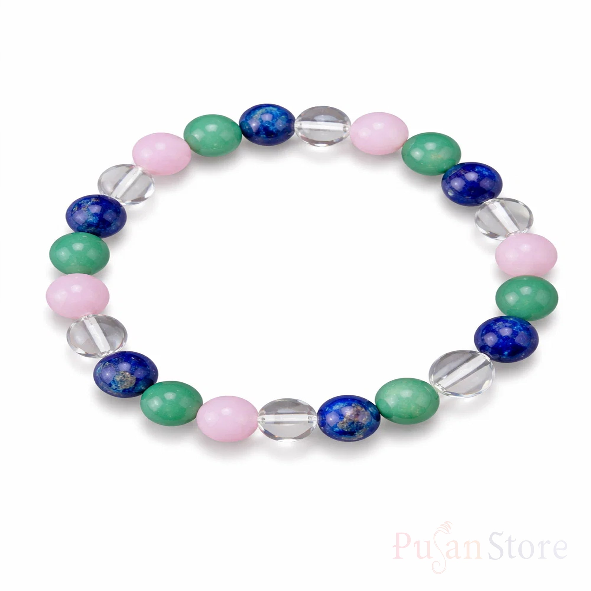 Multistone Relationship Bracelet for Love, Harmony & Emotional Balance Strengthens bonding & emotional stability.