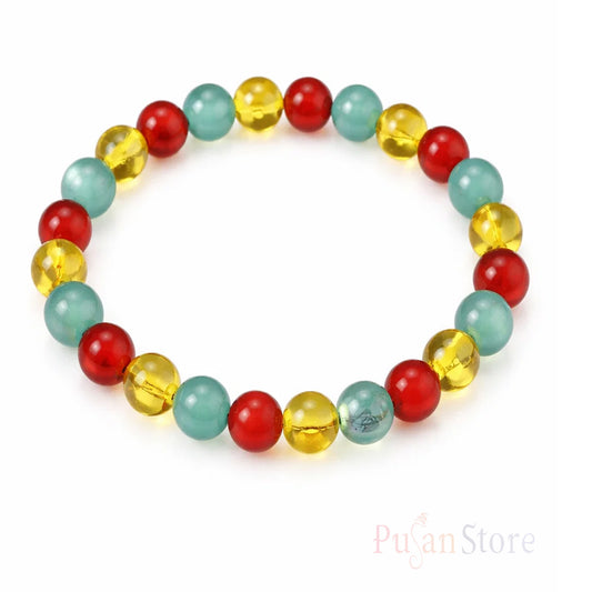 Multistone Career Growth Bracelet for Job Success & Professional Stability Boosts confidence & career opportunities.