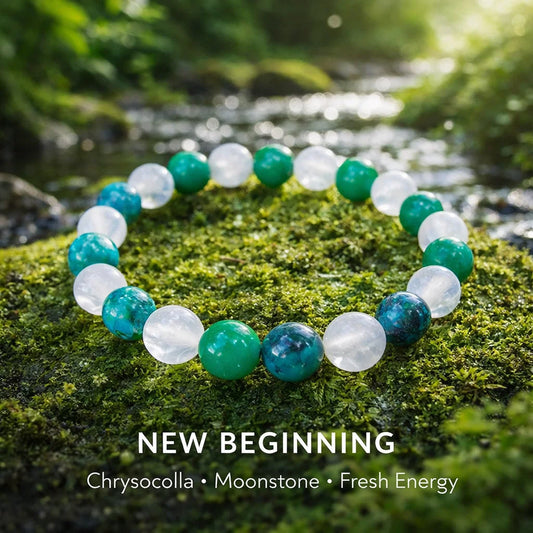 Multistone Bracelet for New Beginnings & Positive Life Changes Encourages fresh starts & growth.