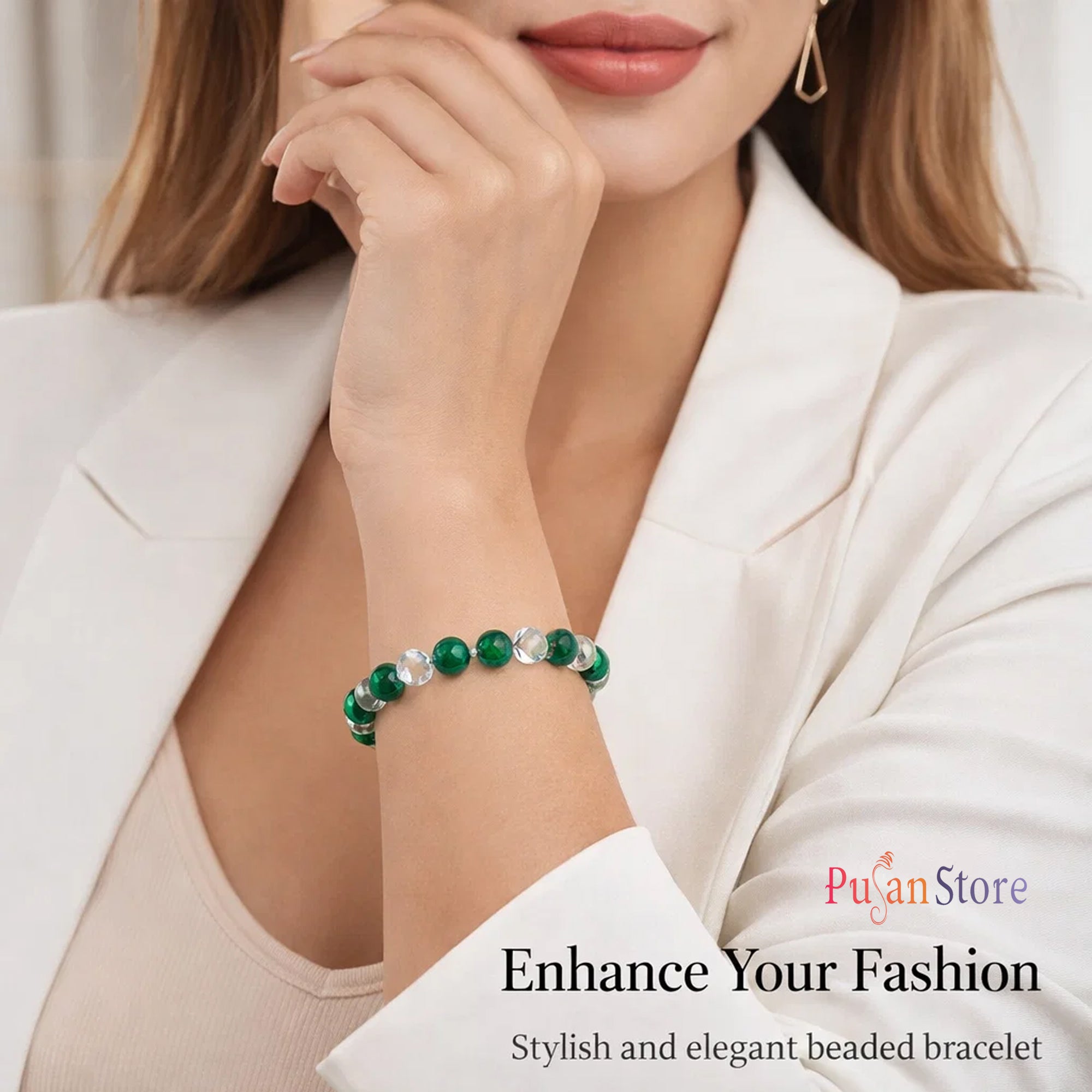 Multistone Bracelet for Mental Clarity & Focus | Healing Energy Bracelet Improves concentration & mental peace.