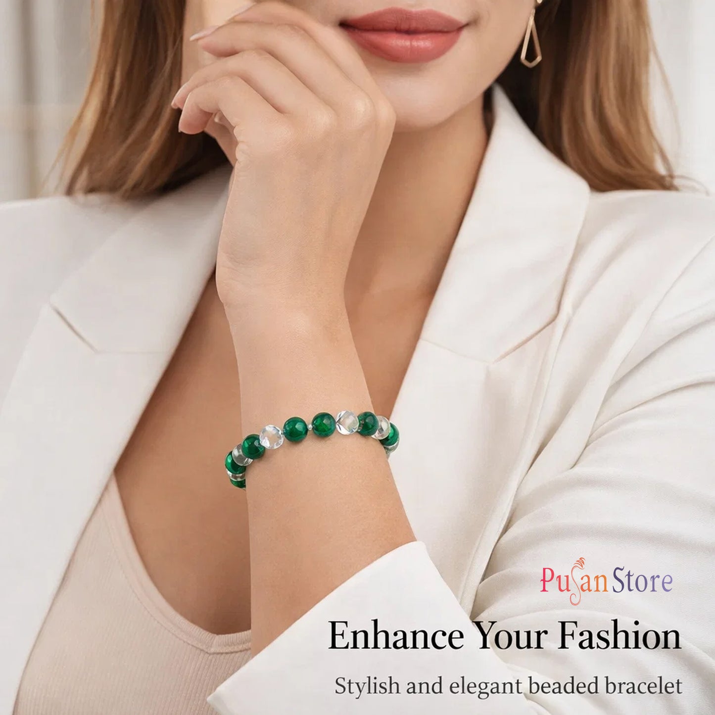 Multistone Bracelet for Mental Clarity & Focus | Healing Energy Bracelet Improves concentration & mental peace.