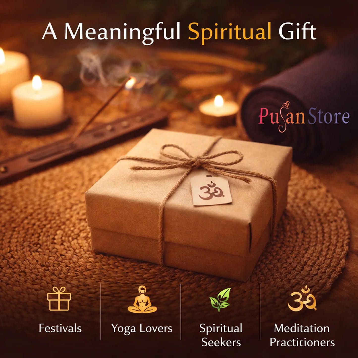 Pujan Store 7 Chakra Healing Wand – Meditation, Reiki & Chakra Balancing Tool