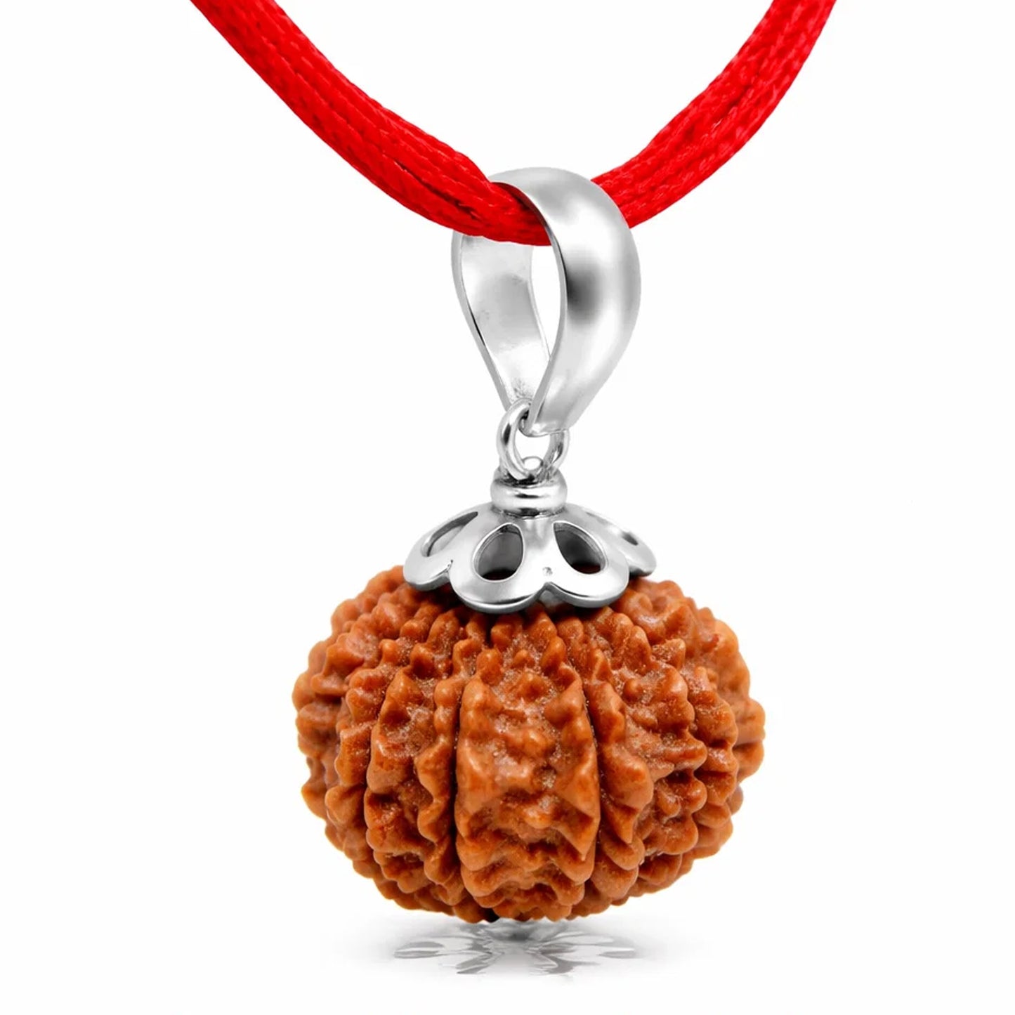 Pujan Store 7 Mukhi Rudraksha Pendant for Financial Growth & Prosperity – Original Energized Bead for Wealth Luck & Stability