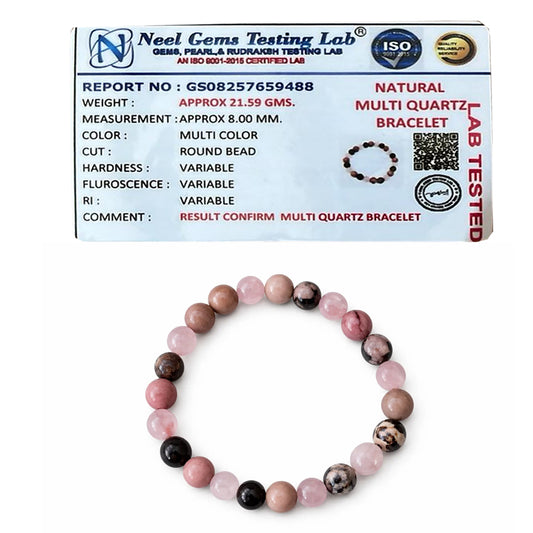 Pujan Store Rose Quartz Bracelet – Love, Self-Healing & Emotional Harmony Crystal